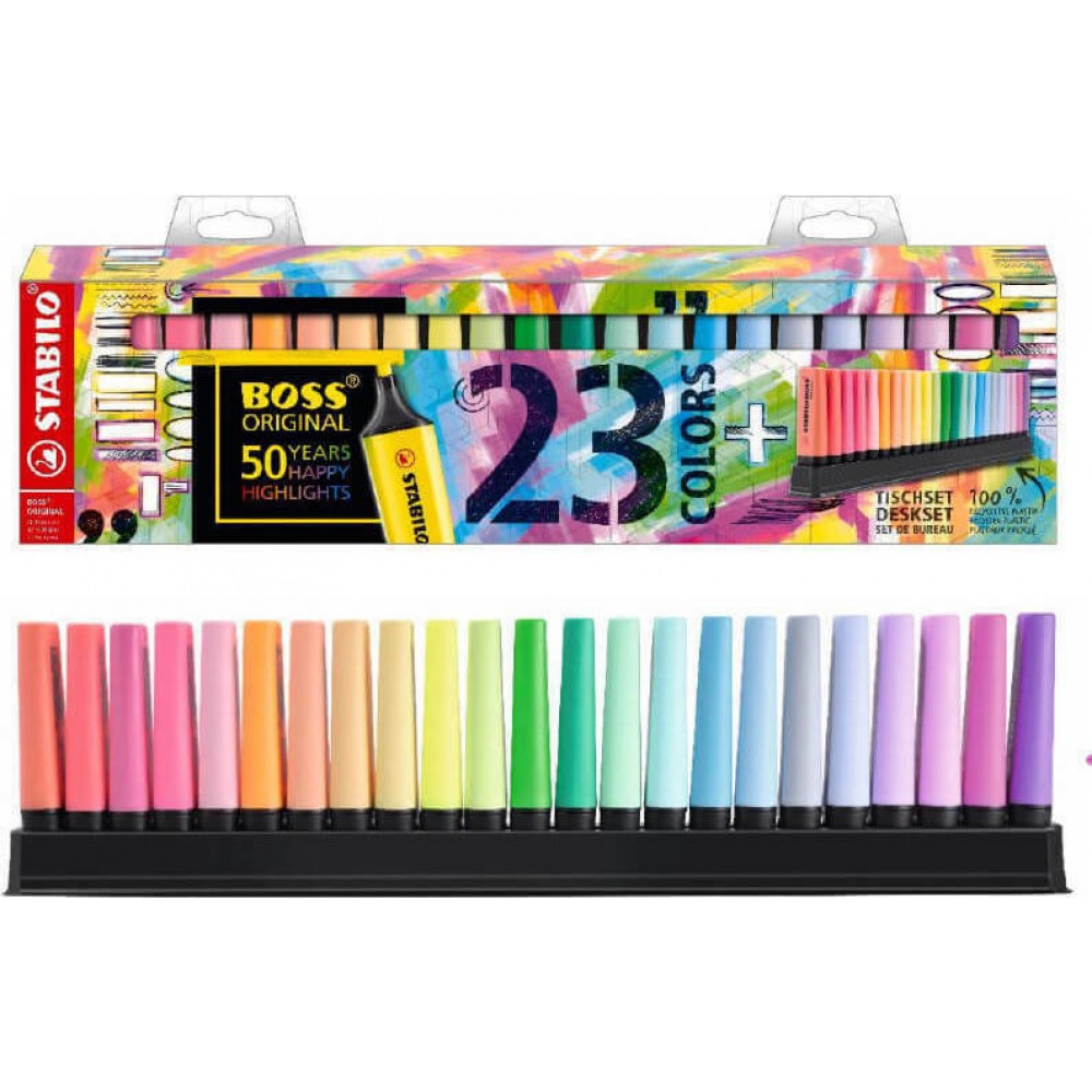 Stabilo Boss Original Μαρκαδόροι Υπογράμμισης 23τμχ (702301) Stabilo Boss Original Μαρκαδόροι Υπογράμμισης 23τμχ (702301)
