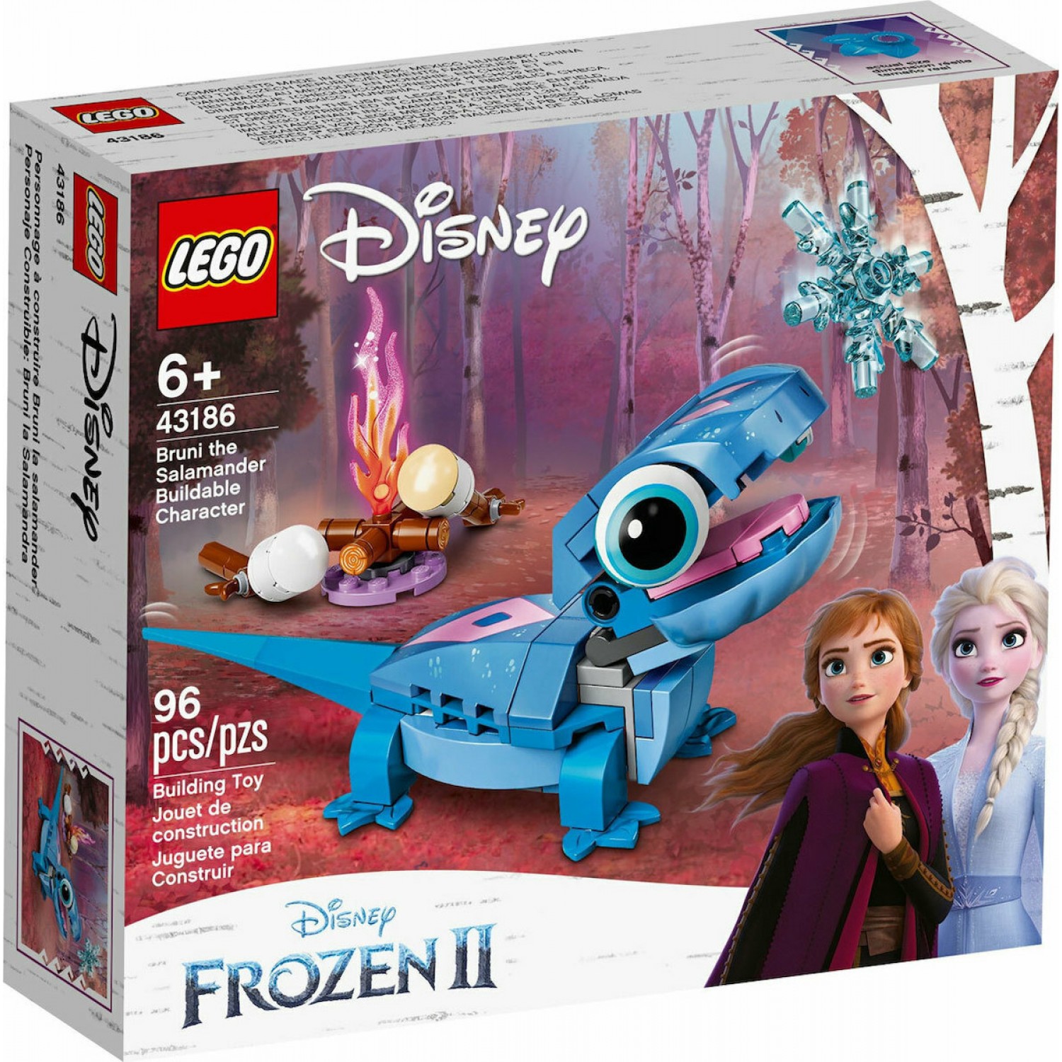 Lego Disney: Frozen 2 Bruni the Salamander Buildable Character Set (43186)