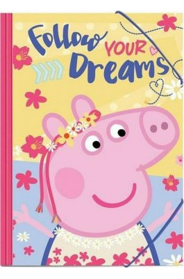 Διακάκης Ντοσιέ Πρεσπάν με Λάστιχο 25 x 35cm Peppa Pig (0482246) Διακάκης Ντοσιέ Πρεσπάν με Λάστιχο 25 x 35cm Peppa Pig (0482246)