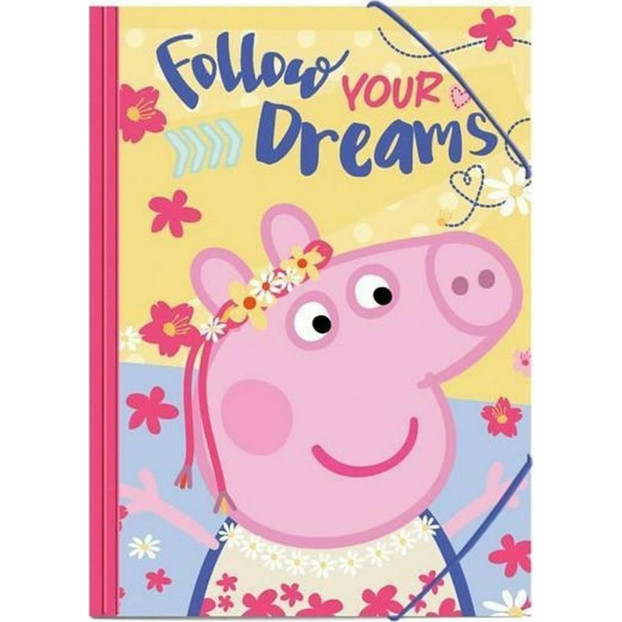 Διακάκης Ντοσιέ Πρεσπάν με Λάστιχο 25 x 35cm Peppa Pig (0482246) Διακάκης Ντοσιέ Πρεσπάν με Λάστιχο 25 x 35cm Peppa Pig (0482246)