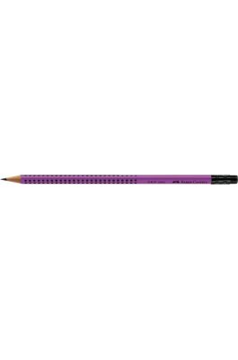 Faber-Castell Grip 2001 Μολύβι B με Γόμα Λιλά Faber-Castell Grip 2001 Μολύβι B με Γόμα Λιλά