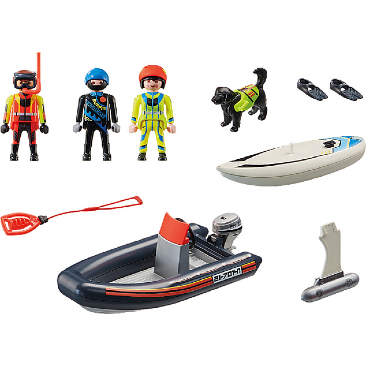 Playmobil City Action Διάσωση Ιστιοφόρου με Φουσκωτό Σκάφος (70141)