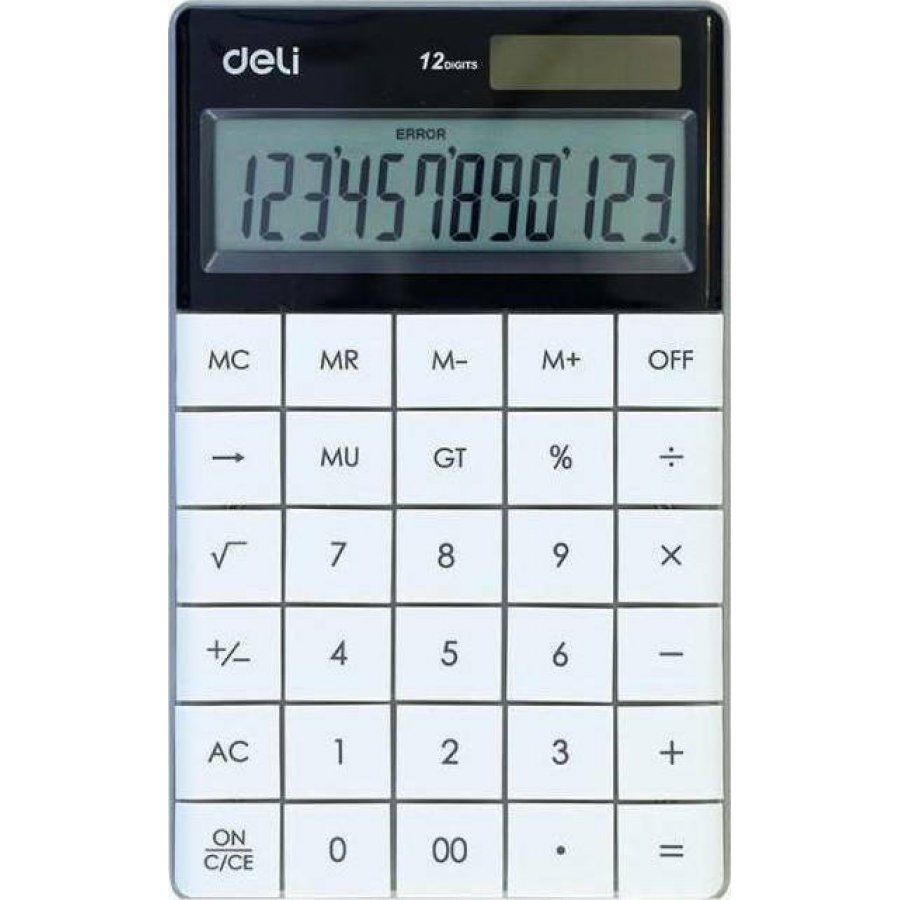 Deli Touch Αριθμομηχανή 12 Ψηφίων σε Λευκό (1589W) Deli Touch Αριθμομηχανή 12 Ψηφίων σε Λευκό (1589W)