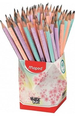 Maped  Μολύβι HB με Γόμα Black΄Peps Pastel (851730)