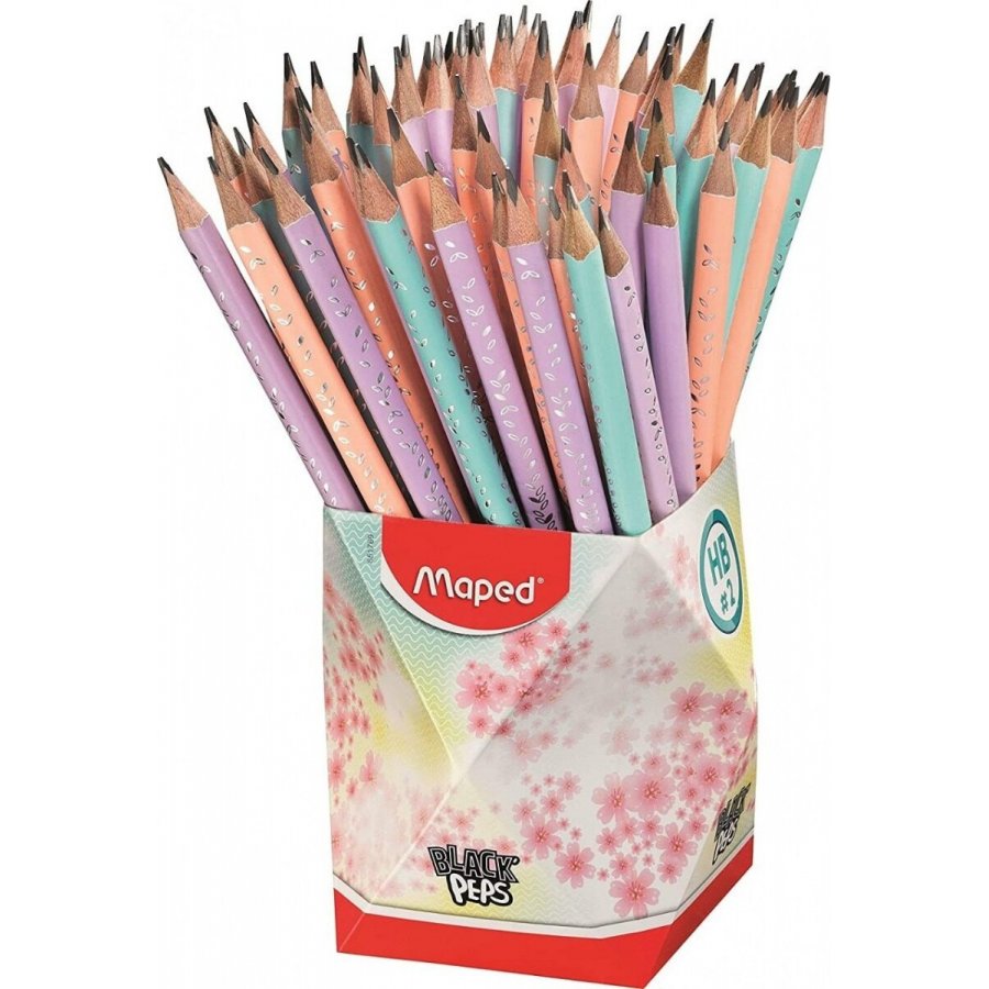 Maped Μολύβι HB με Γόμα Black΄Peps Pastel (851730) Maped Μολύβι HB με Γόμα Black΄Peps Pastel (851730)