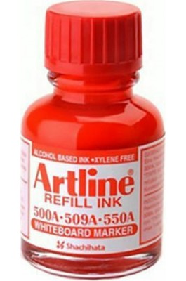 Artline Ανταλλακτικό Μελάνι για Μαρκαδόρο Ασπροπίνακα σε Κόκκινο χρώμα 20ml (ESK50A2)