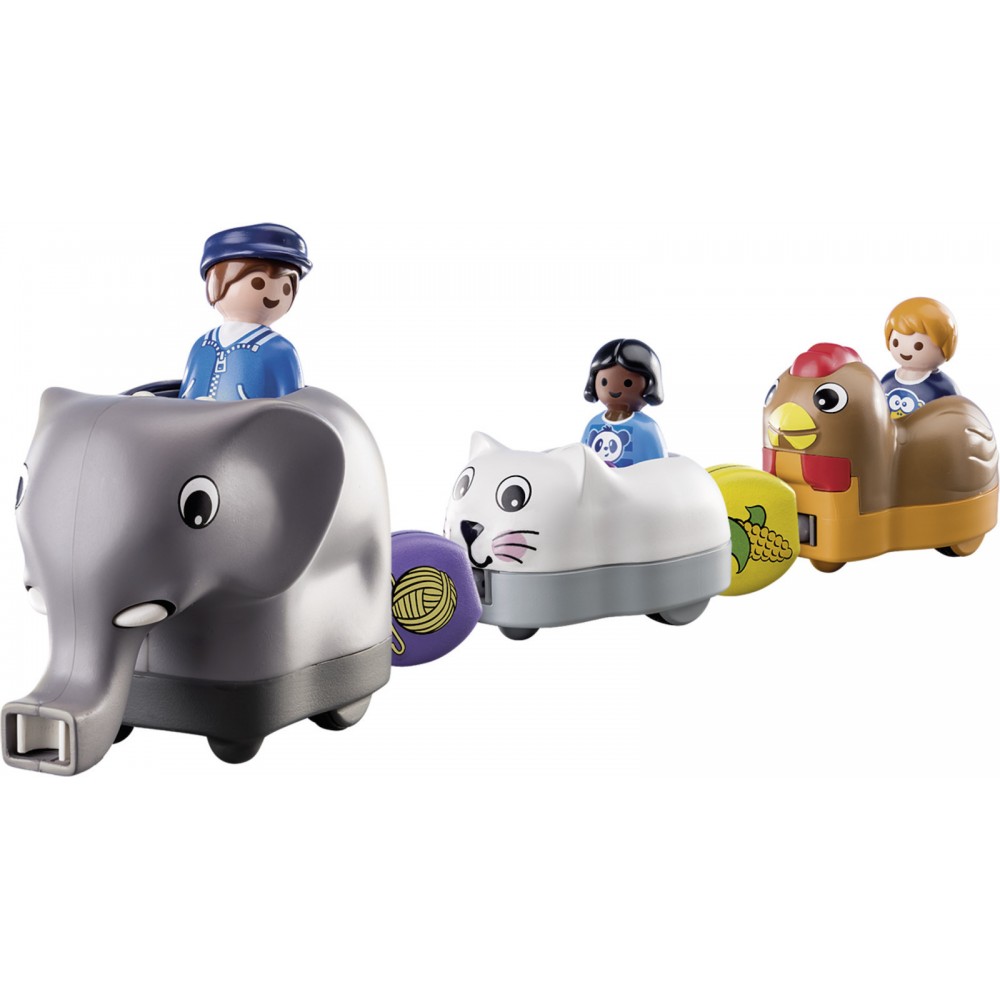 Playmobil 123 Τρενάκι με Βαγόνια Ζωάκια (70405) Playmobil 123 Τρενάκι με Βαγόνια Ζωάκια (70405)