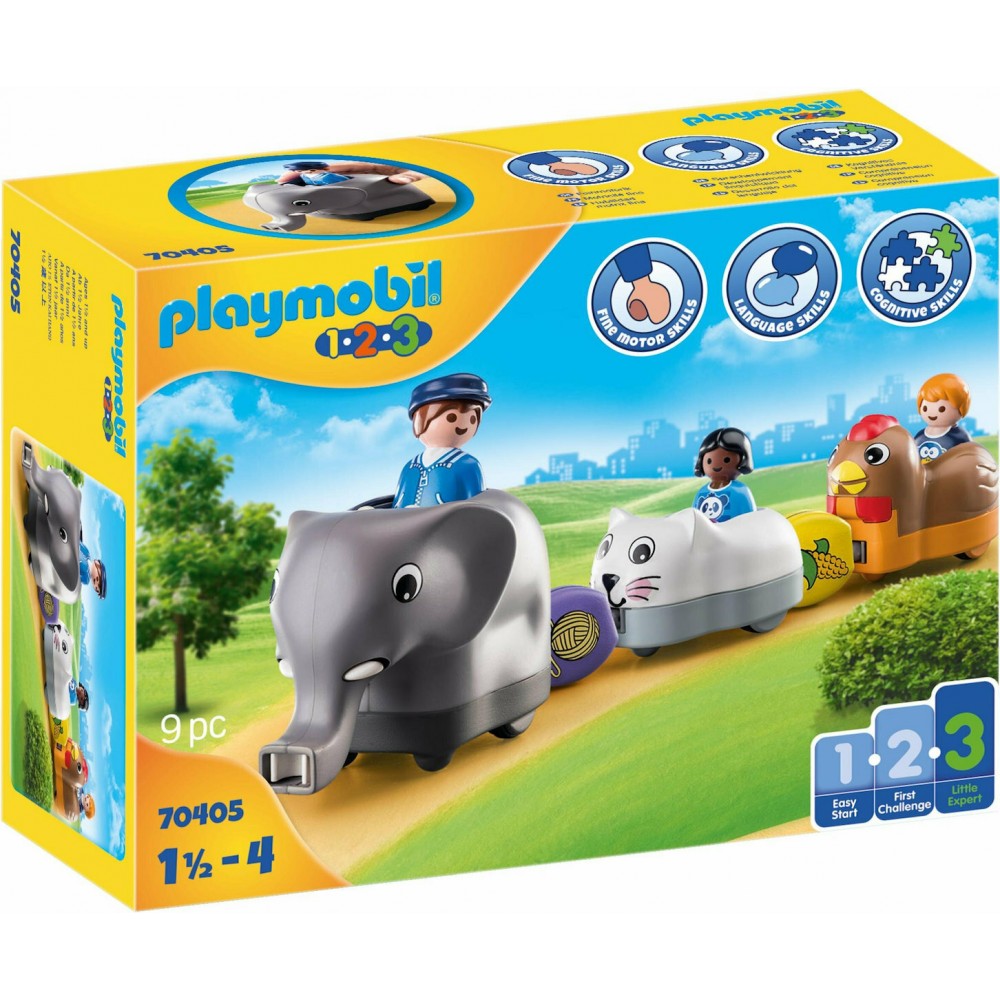 Playmobil 123 Τρενάκι με Βαγόνια Ζωάκια (70405) Playmobil 123 Τρενάκι με Βαγόνια Ζωάκια (70405)