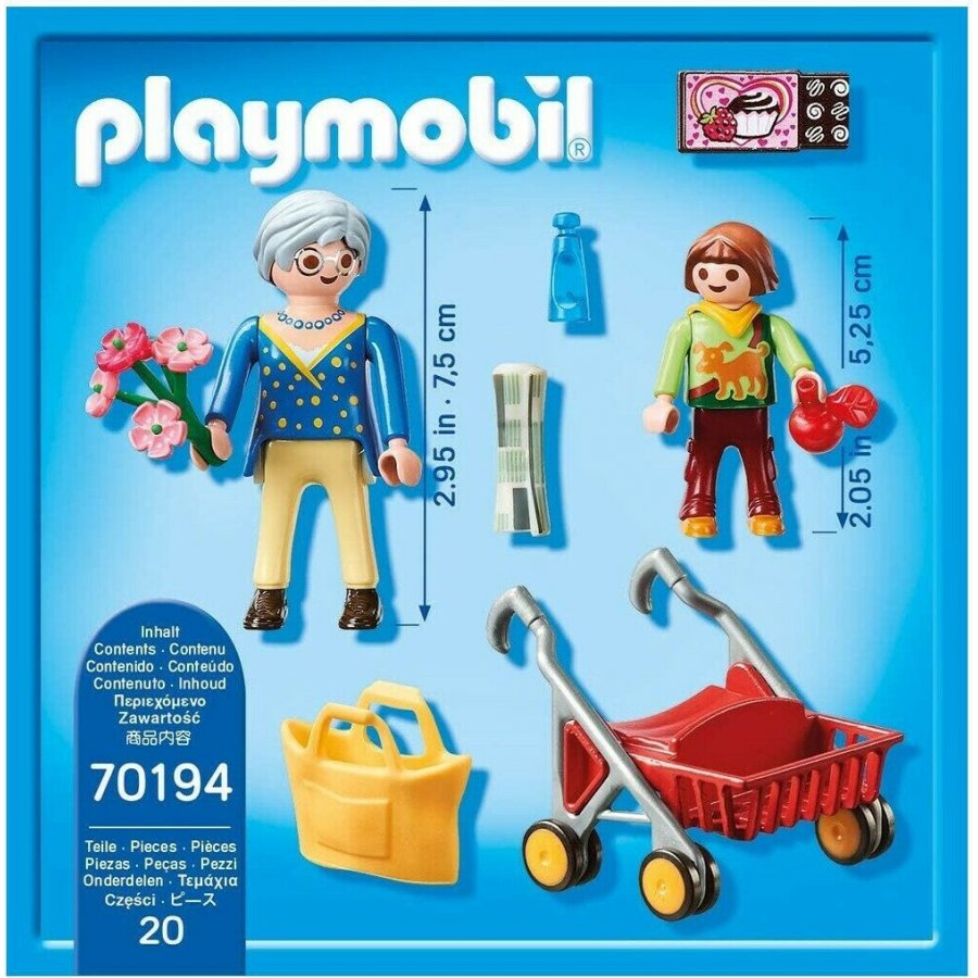 Playmobil City Life Γιαγιά με Εγγονή (70194) Playmobil City Life Γιαγιά με Εγγονή (70194)