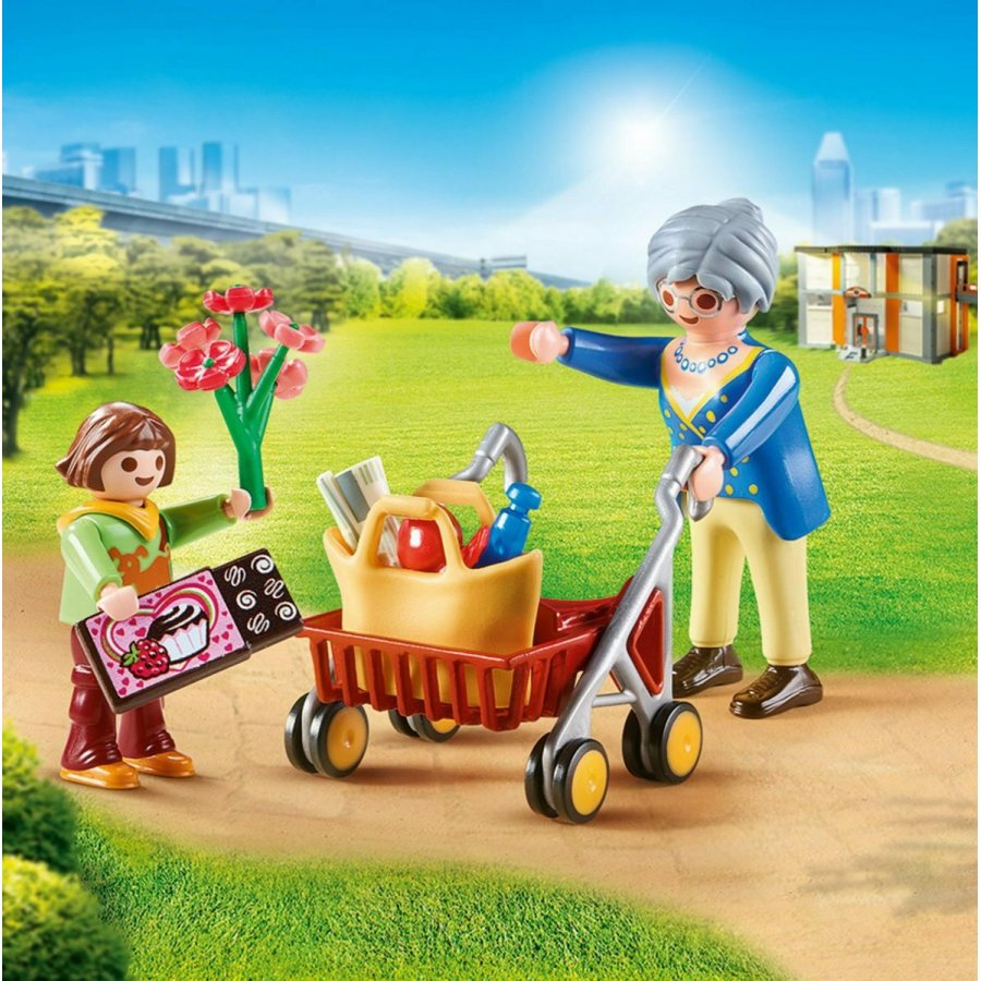 Playmobil City Life Γιαγιά με Εγγονή (70194) Playmobil City Life Γιαγιά με Εγγονή (70194)