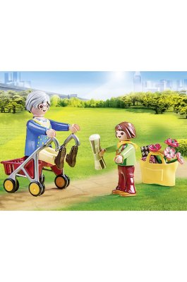 Playmobil City Life Γιαγιά με Εγγονή (70194) Playmobil City Life Γιαγιά με Εγγονή (70194)