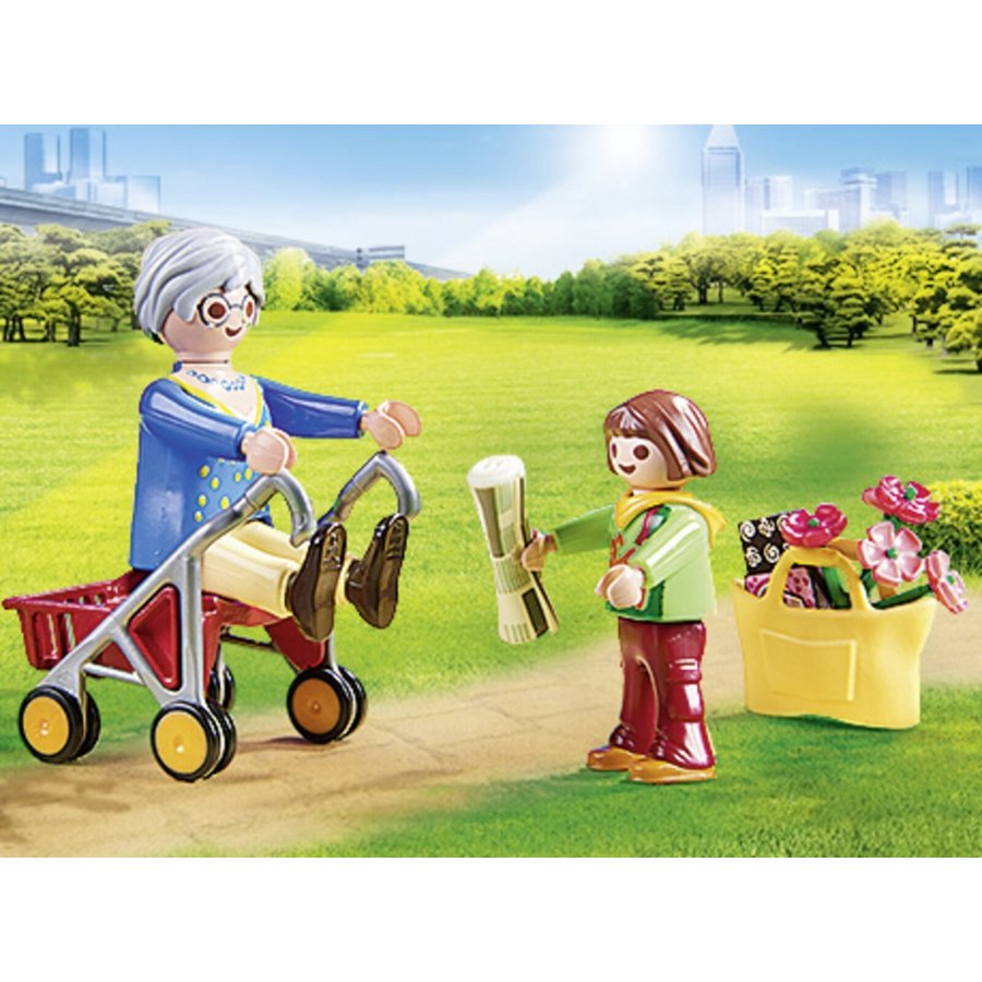 Playmobil City Life Γιαγιά με Εγγονή (70194) Playmobil City Life Γιαγιά με Εγγονή (70194)