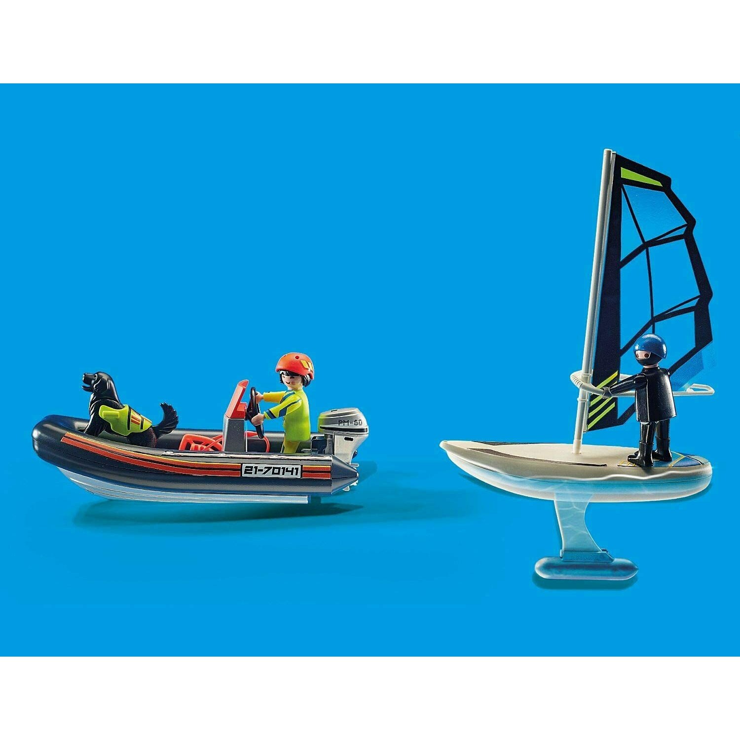 Playmobil City Action Διάσωση Ιστιοφόρου με Φουσκωτό Σκάφος (70141)