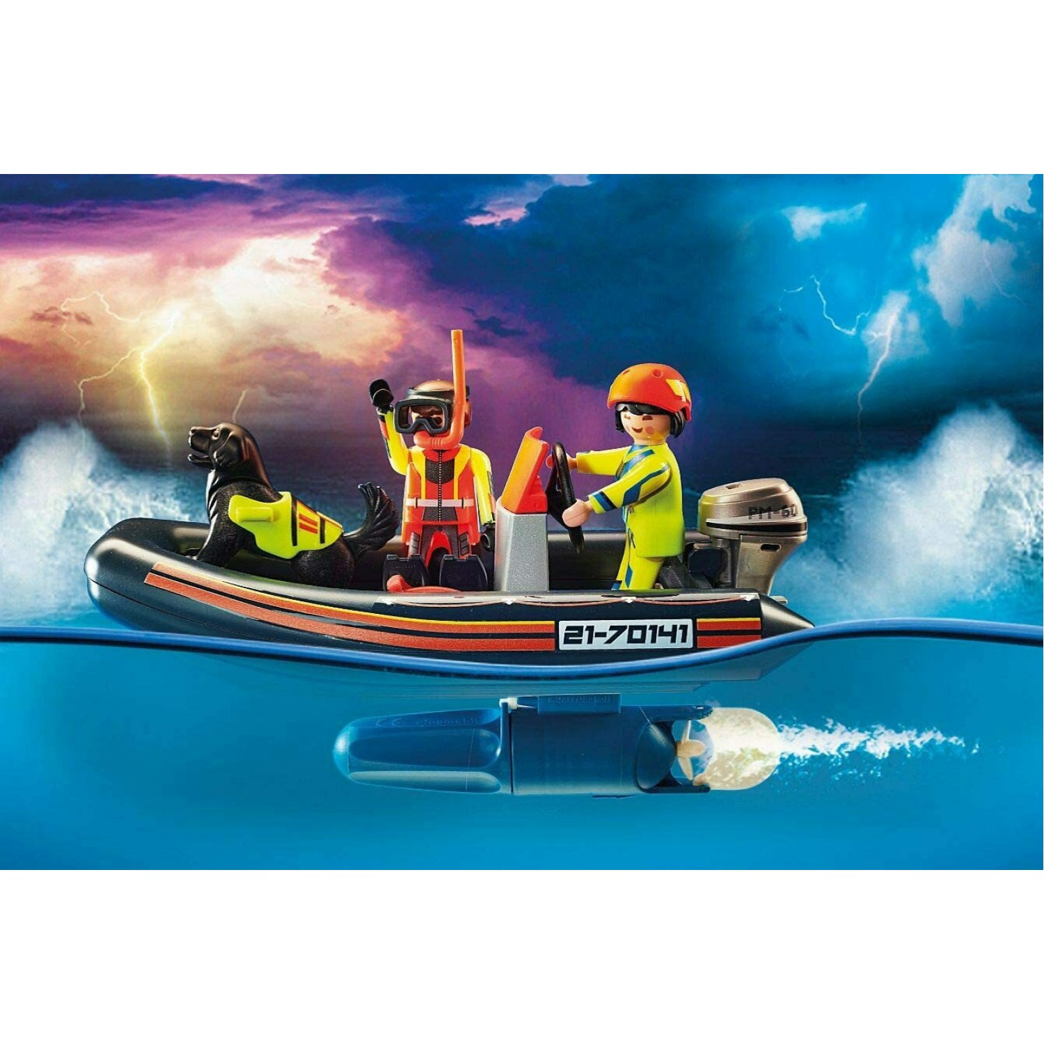 Playmobil City Action Διάσωση Ιστιοφόρου με Φουσκωτό Σκάφος (70141)