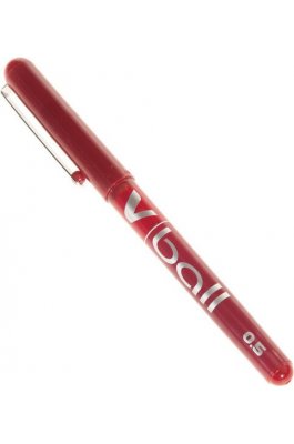 Pilot Στυλό Rollerball 0.5mm με Κόκκινο Mελάνι V-Ball