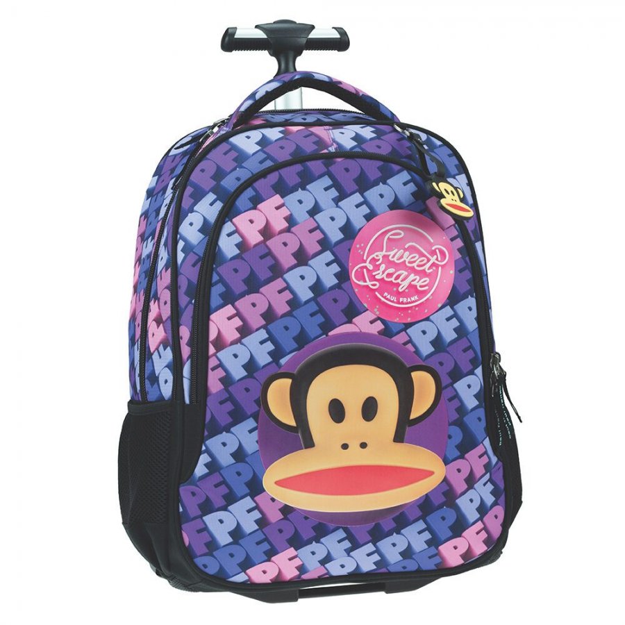 Back Me Up Paul Frank Sweet Escape Σχολική Τσάντα Τρόλεϊ Δημοτικού (34674074) Back Me Up Paul Frank Sweet Escape Σχολική Τσάντα Τρόλεϊ Δημοτικού (34674074)