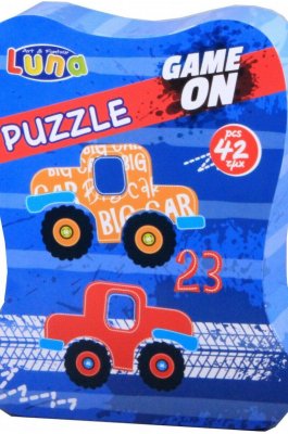 Luna Παιδικό Puzzle Cars Game On (621146)