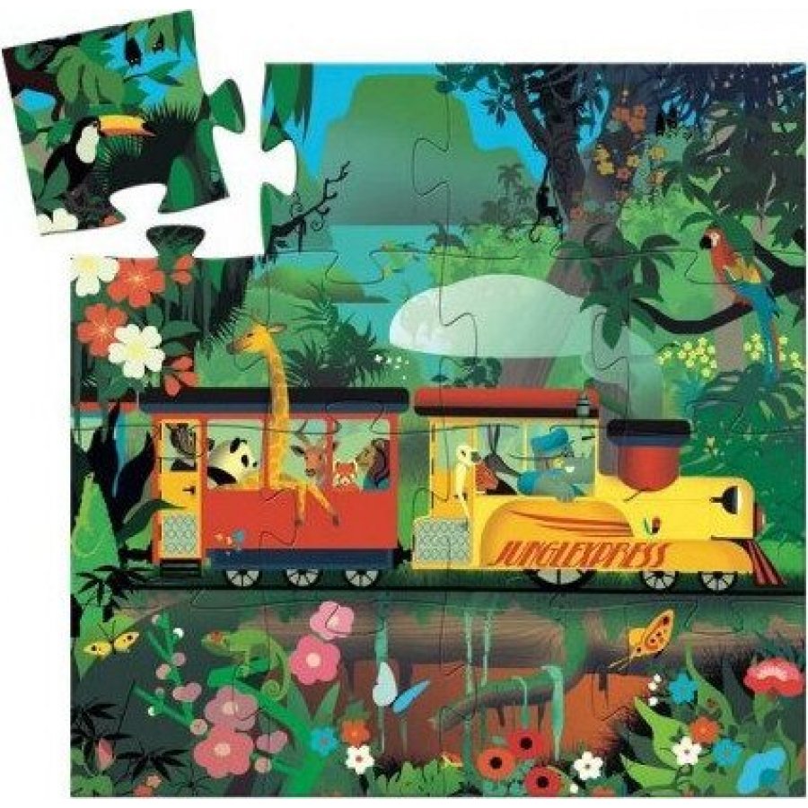 Djeco Παιδικό Puzzle Μίνι Τρένο στη Ζούγκλα (DJ07267) Djeco Παιδικό Puzzle Μίνι Τρένο στη Ζούγκλα (DJ07267)