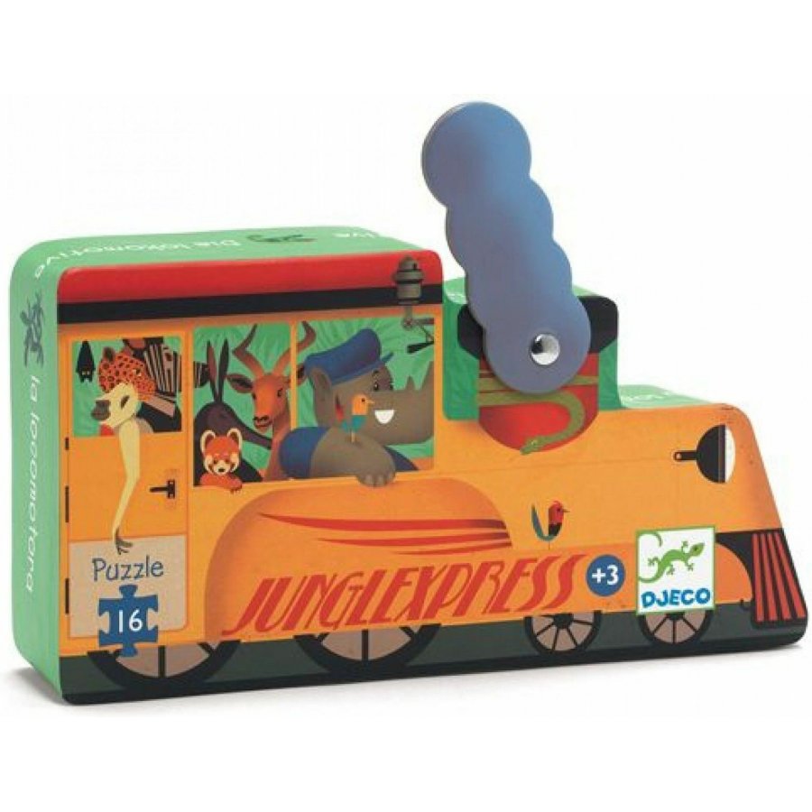 Djeco Παιδικό Puzzle Μίνι Τρένο στη Ζούγκλα (DJ07267) Djeco Παιδικό Puzzle Μίνι Τρένο στη Ζούγκλα (DJ07267)