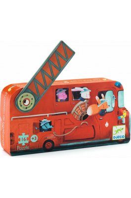 Djeco Παιδικό Puzzle Mini Πυροσβεστικό Όχημα (DJ07268) Djeco Παιδικό Puzzle Mini Πυροσβεστικό Όχημα (DJ07268)