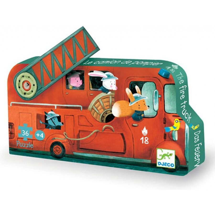 Djeco Παιδικό Puzzle Mini Πυροσβεστικό Όχημα (DJ07268) Djeco Παιδικό Puzzle Mini Πυροσβεστικό Όχημα (DJ07268)
