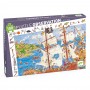 Djeco Παιδικό Puzzle Παρατήρησης Πειρατές 100 pcs (DJ07506)