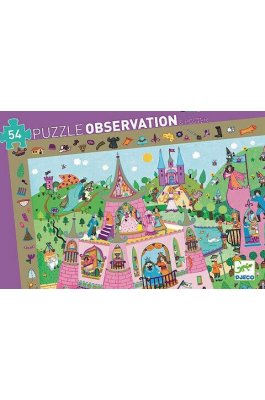 Djeco Ξύλινο Παιδικό Puzzle Πριγκίπισσα (Dj07556)