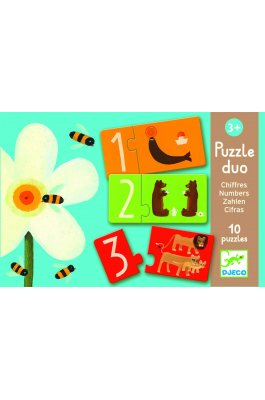 Djeco Παιδικό Puzzle Μαθαίνω τους Αριθμούς (Dj08151)