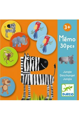 Djeco Memo Ζώα της Ζούγκλας