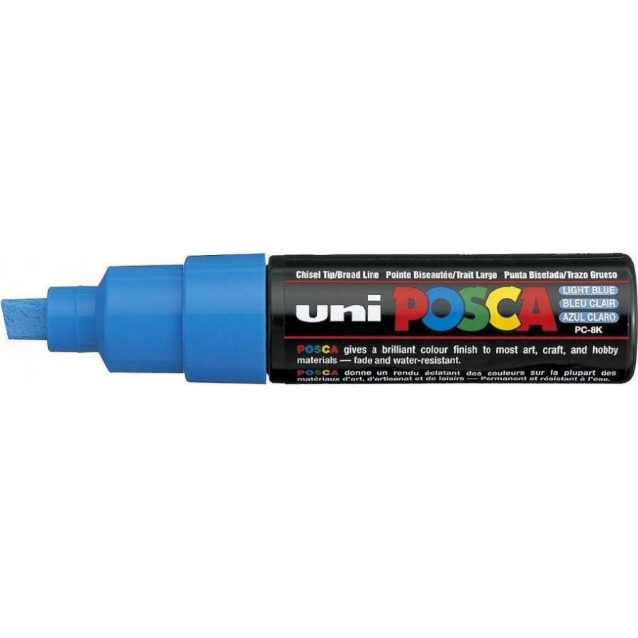 Uni-Ball Posca Ανεξίτηλος Μαρκαδόρος 8mm Γαλάζιο (PC8K) Uni-Ball Posca Ανεξίτηλος Μαρκαδόρος 8mm Γαλάζιο (PC8K)