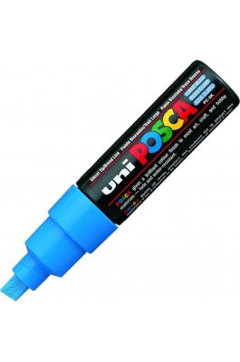 Uni-Ball Posca Ανεξίτηλος Μαρκαδόρος 8mm Γαλάζιο (PC8K)