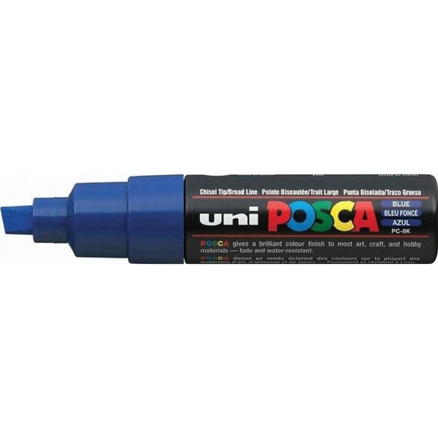 Uni-Ball Posca Ανεξίτηλος Μαρκαδόρος 8mm Μπλε (PC8K) Uni-Ball Posca Ανεξίτηλος Μαρκαδόρος 8mm Μπλε (PC8K)