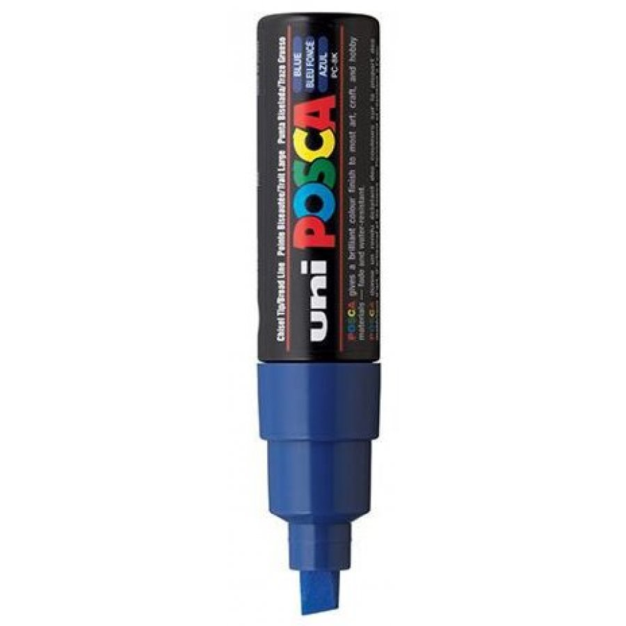 Uni-Ball Posca Ανεξίτηλος Μαρκαδόρος 8mm Μπλε (PC8K) Uni-Ball Posca Ανεξίτηλος Μαρκαδόρος 8mm Μπλε (PC8K)