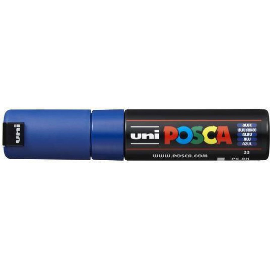 Uni-Ball Posca Ανεξίτηλος Μαρκαδόρος 8mm Μπλε (PC8K) Uni-Ball Posca Ανεξίτηλος Μαρκαδόρος 8mm Μπλε (PC8K)