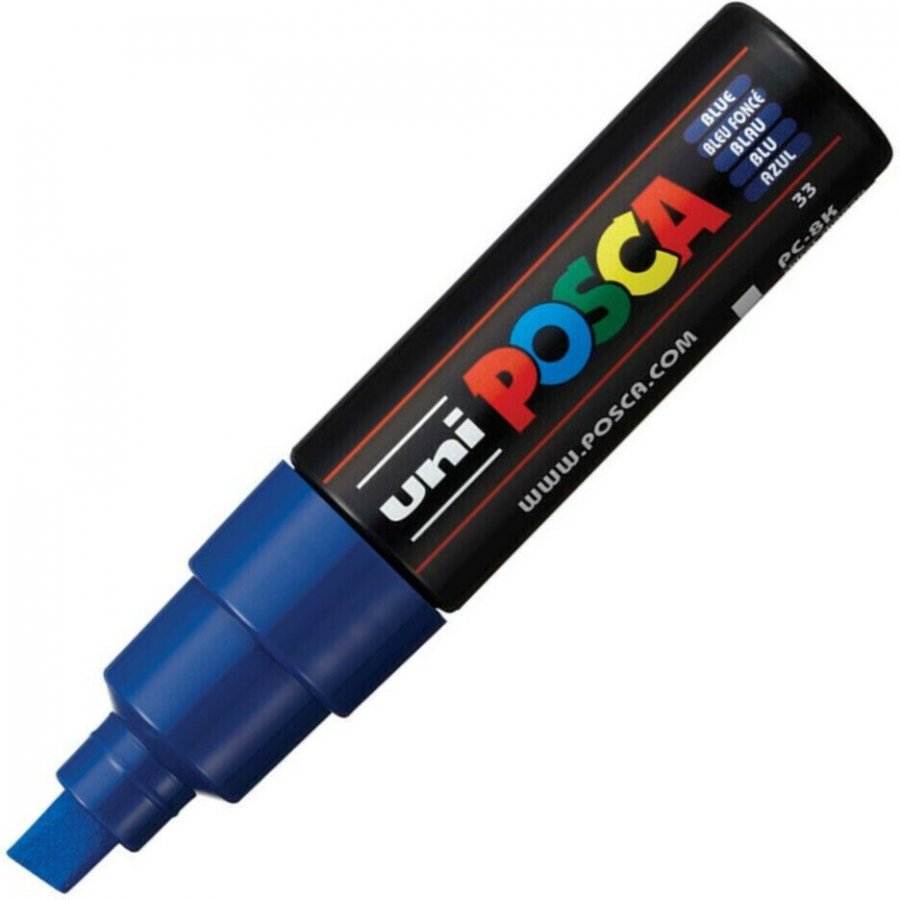 Uni-Ball Posca Ανεξίτηλος Μαρκαδόρος 8mm Μπλε (PC8K) Uni-Ball Posca Ανεξίτηλος Μαρκαδόρος 8mm Μπλε (PC8K)