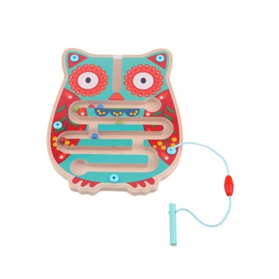 Tooky Toy Ξύλινος Λαβύρινθος Κουκουβάγια (TL073) Tooky Toy Ξύλινος Λαβύρινθος Κουκουβάγια (TL073)