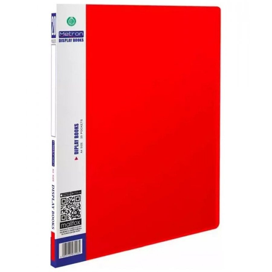Metron Σουπλ 20 Θέσεων Α4 Κόκκινο (90720R) Metron Σουπλ 20 Θέσεων Α4 Κόκκινο (90720R)
