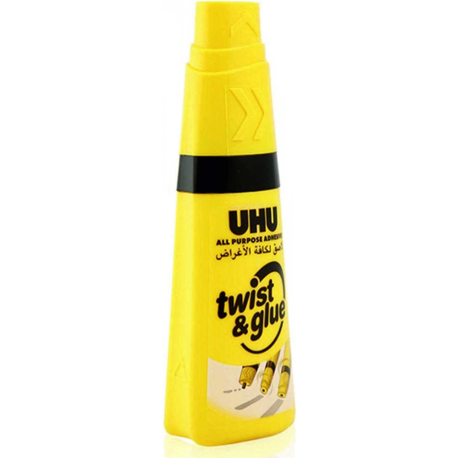 UHU Υγρή Κόλλα Twist & Glue Μεσαίου Μεγέθους Γενικής Χρήσης 90ml (44295)