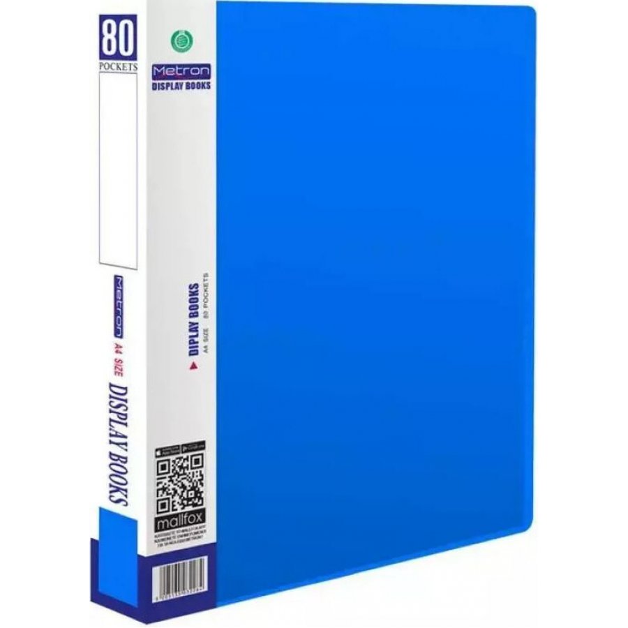 Metron Σουπλ 80 Θέσεων Α4 Μπλε (90780L) Metron Σουπλ 80 Θέσεων Α4 Μπλε (90780L)