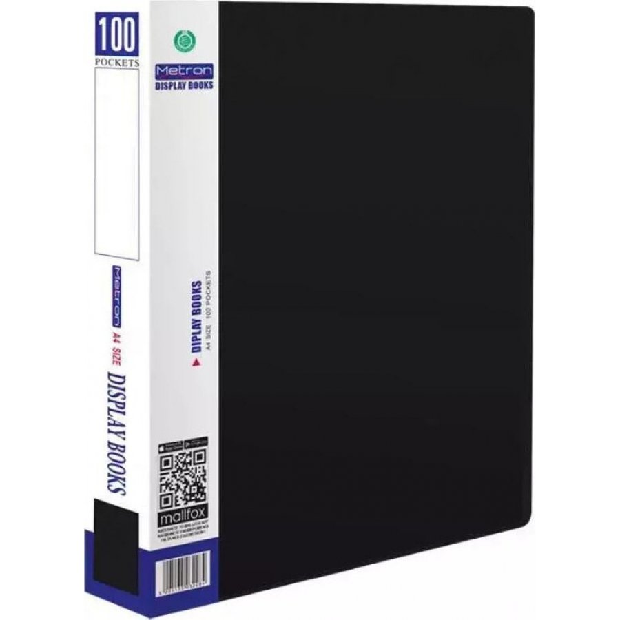 Metron Σουπλ 100 Θέσεων Α4 Μαύρο (907100Β) Metron Σουπλ 100 Θέσεων Α4 Μαύρο (907100Β)
