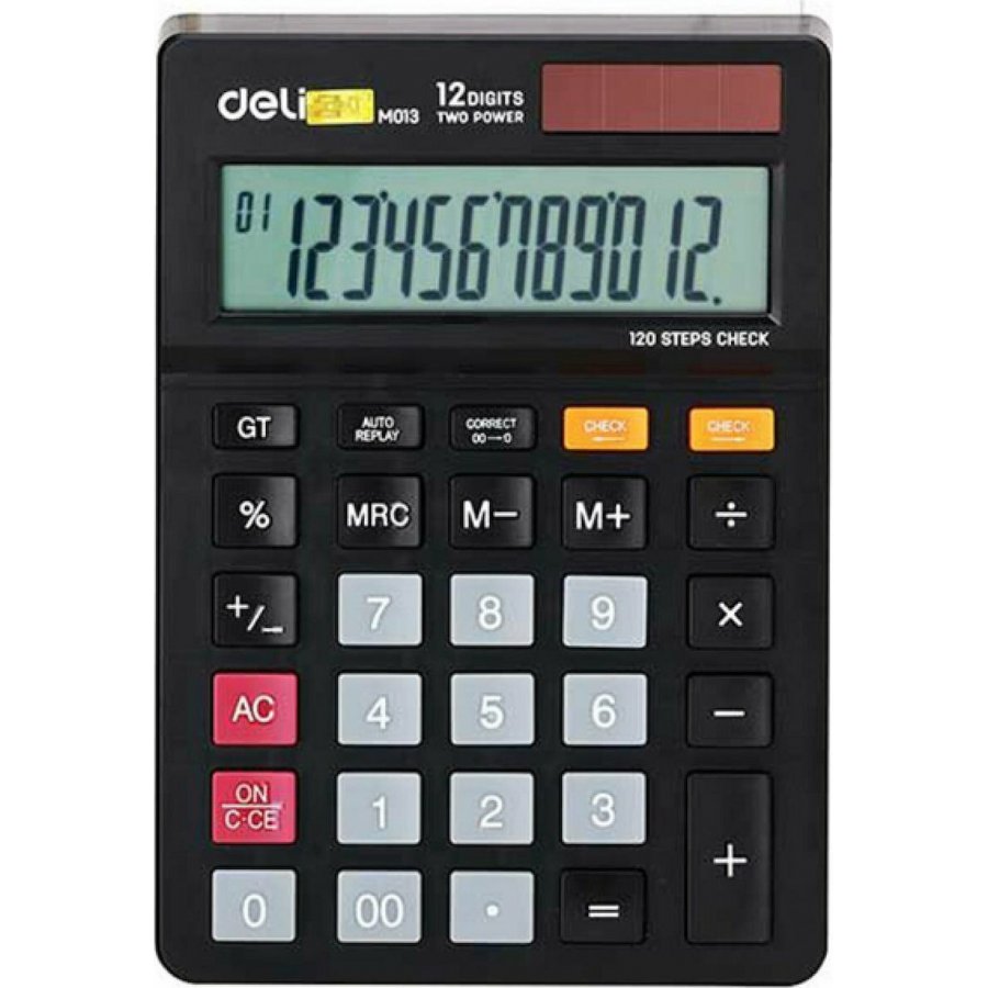 Deli Smart Αριθμομηχανή σε Μαύρο (1320) Deli Smart Αριθμομηχανή σε Μαύρο (1320)