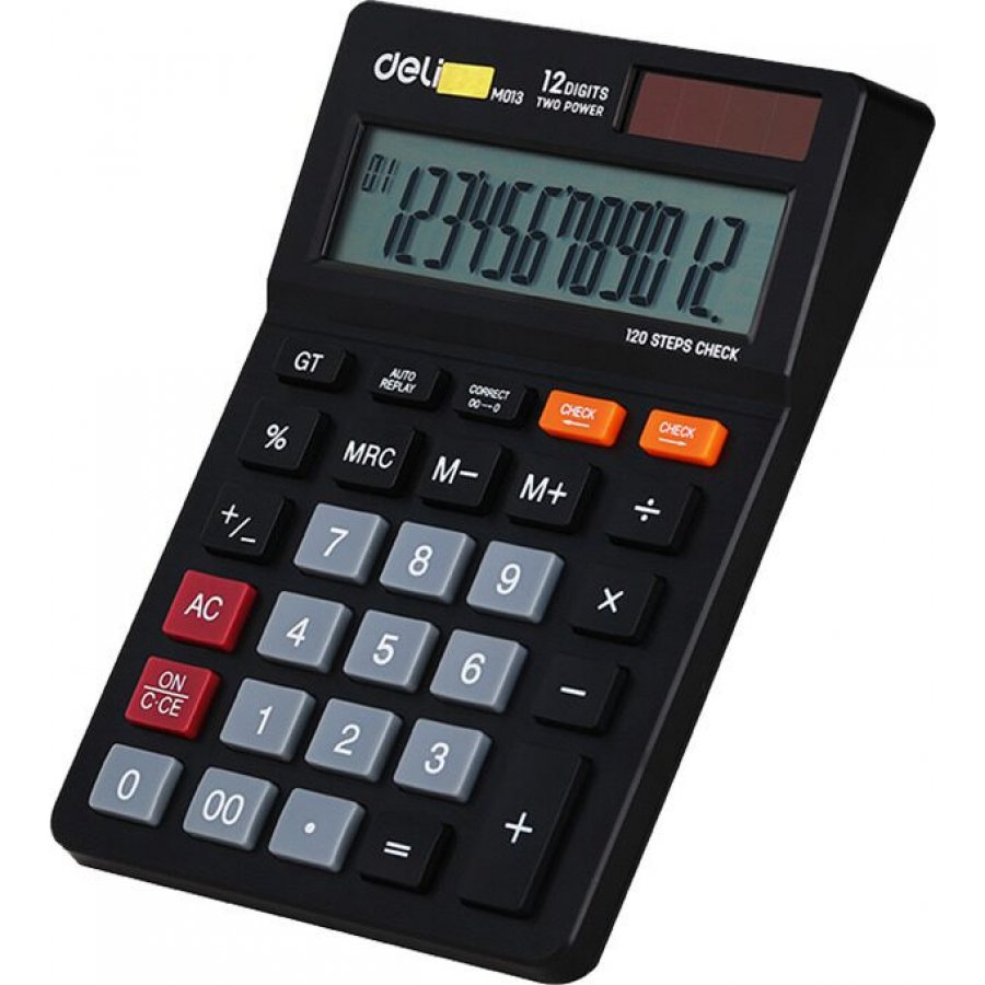 Deli Smart Αριθμομηχανή σε Μαύρο (1320) Deli Smart Αριθμομηχανή σε Μαύρο (1320)