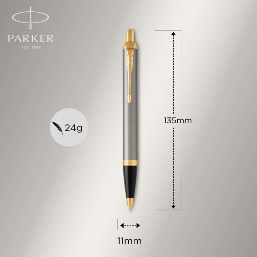 Parker IM Core Σετ Στυλό Rollerball με Ballpen Brushed Metal σε Θήκη (σε Χάρτινη Κασετίνα) Parker IM Core Σετ Στυλό Rollerball με Ballpen Brushed Metal σε Θήκη (σε Χάρτινη Κασετίνα)