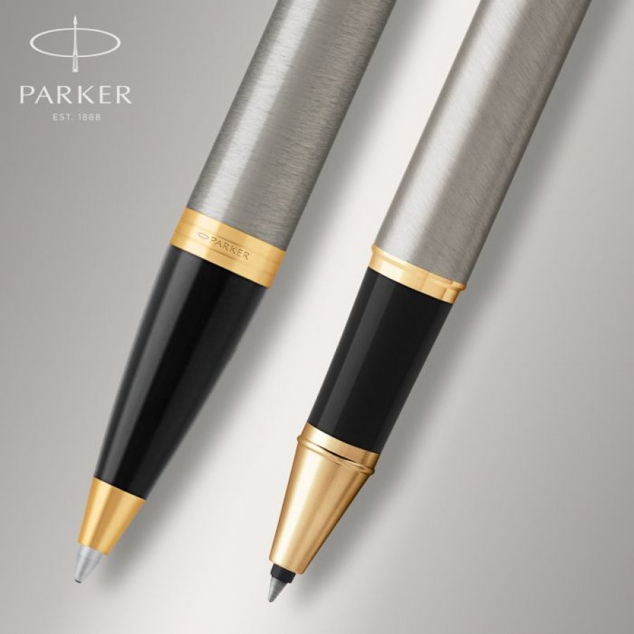 Parker IM Core Σετ Στυλό Rollerball με Ballpen Brushed Metal σε Θήκη (σε Χάρτινη Κασετίνα) Parker IM Core Σετ Στυλό Rollerball με Ballpen Brushed Metal σε Θήκη (σε Χάρτινη Κασετίνα)