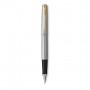 Parker Jotter Σετ Στυλό Ballpoint με Πένα από Ατσάλι Ασημί σε Χάρτινη Κασετίνα