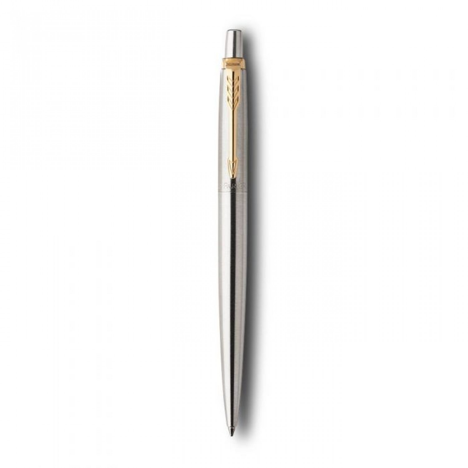 Parker Jotter Σετ Στυλό Ballpoint με Πένα από Ατσάλι Ασημί σε Χάρτινη Κασετίνα