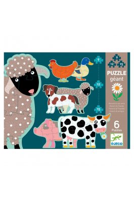 Djeco Παιδικό Puzzle Γίγας Ζωάκια Φάρμας 9/12/15 pcs (DJ07112) Djeco Παιδικό Puzzle Γίγας Ζωάκια Φάρμας 9/12/15 pcs (DJ07112)