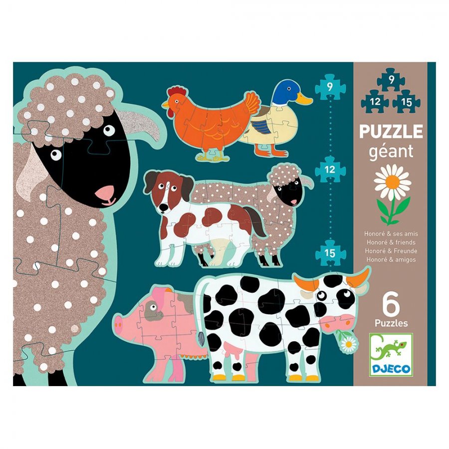 Djeco Παιδικό Puzzle Γίγας Ζωάκια Φάρμας 9/12/15 pcs (DJ07112) Djeco Παιδικό Puzzle Γίγας Ζωάκια Φάρμας 9/12/15 pcs (DJ07112)