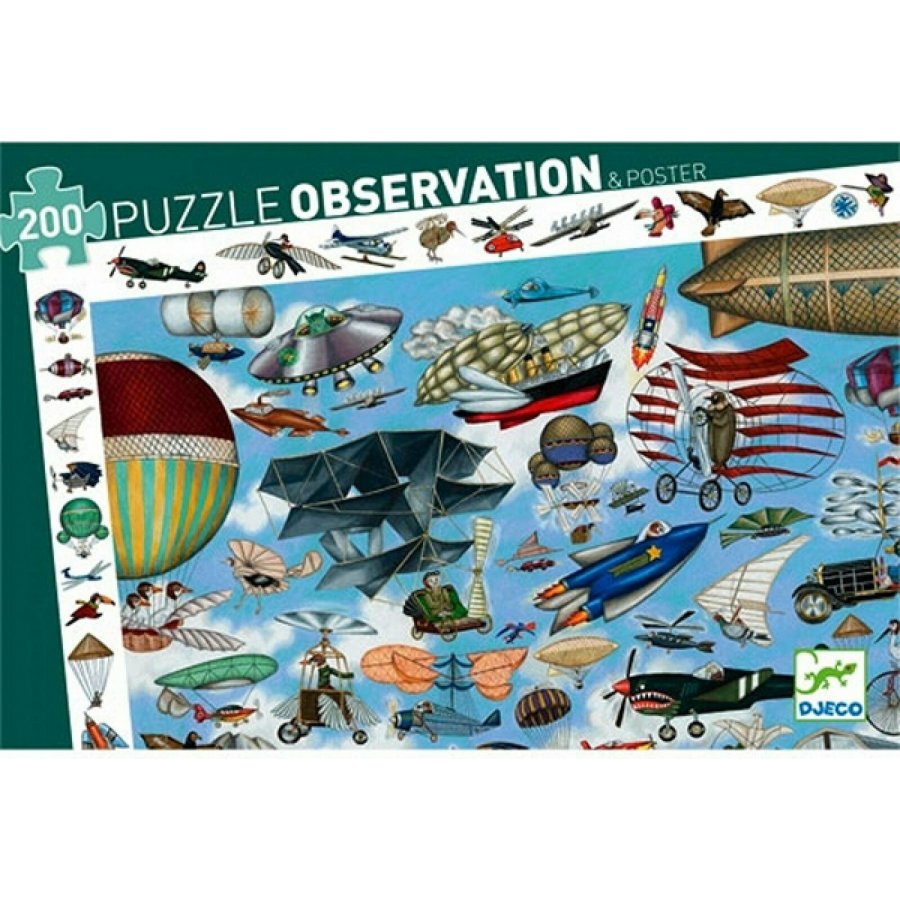 Djeco Παιδικό Puzzle Aεροπλάνα (Dj07451) Djeco Παιδικό Puzzle Aεροπλάνα (Dj07451)