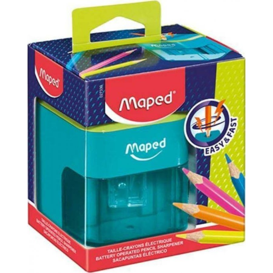 Maped Turbo Twist 2.0 Ηλεκτρική Ξύστρα Γαλάζια (027330) Maped Turbo Twist 2.0 Ηλεκτρική Ξύστρα Γαλάζια (027330)